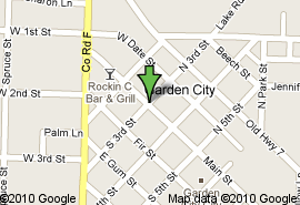 Map to Garden City Missouri Municipal Court