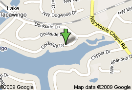 Map to Lake Tapawingo Municipal Court